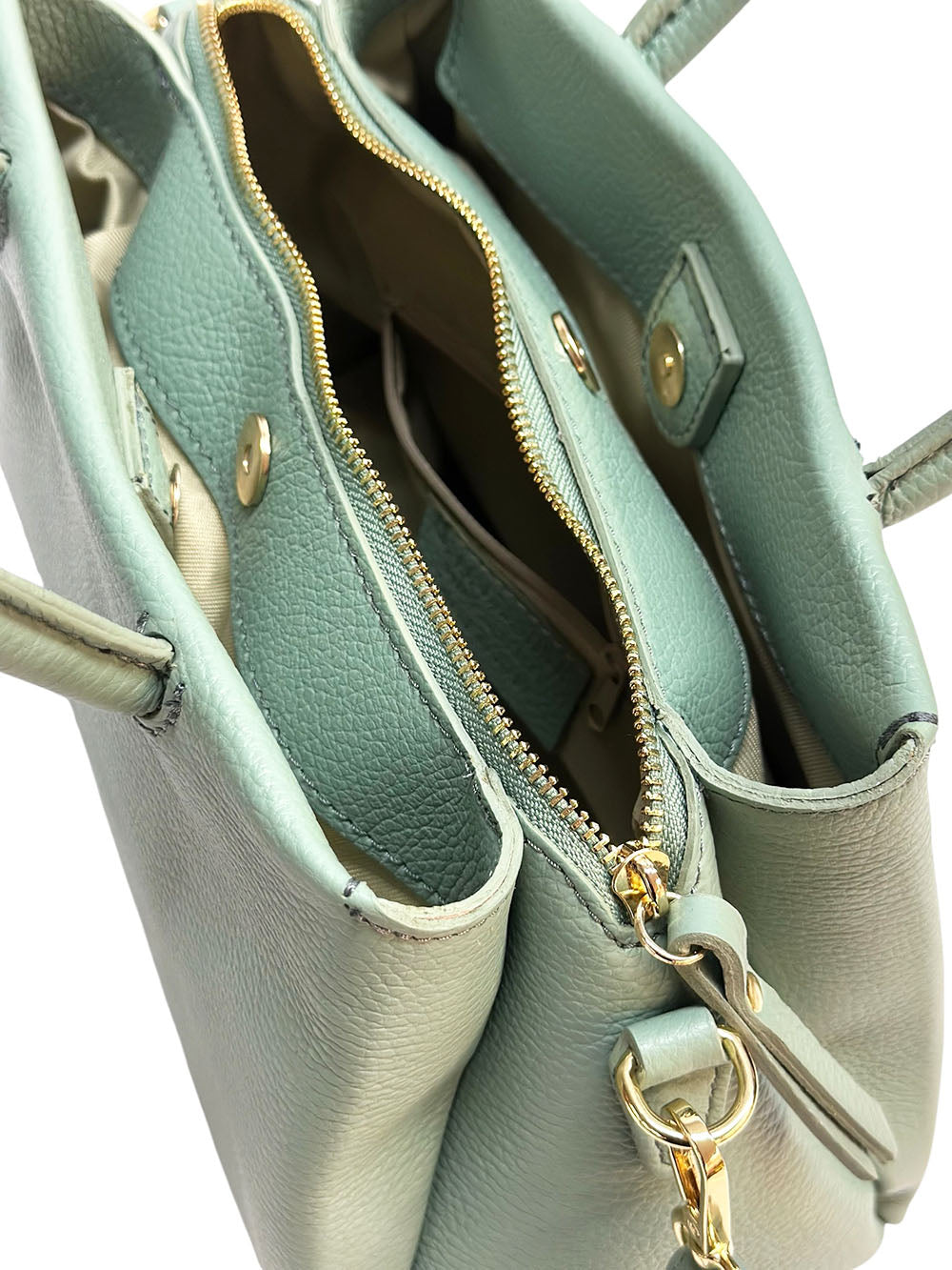 Melisara Italian Cow Leather Handbag - Made In Italy