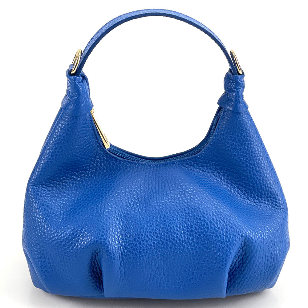 Noemi Compact Italian Leather Hobo Bag - Made In Italy