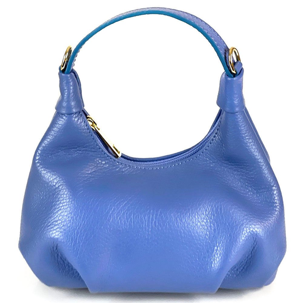Noemi Compact Italian Leather Hobo Bag - Made In Italy