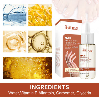 Nail Care Essence Hand And Foot Gray Nail Repair Soft Nail Thickening Moisturizing Nail Care Essence