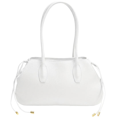 Heather Italian Cow Leather Shoulder Bag - Made In Italy