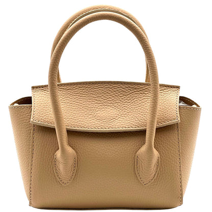 Lucilla Small Italian Cow Leather Handbag - Made In Italy
