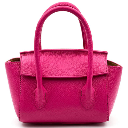 Lucilla Small Italian Cow Leather Handbag - Made In Italy