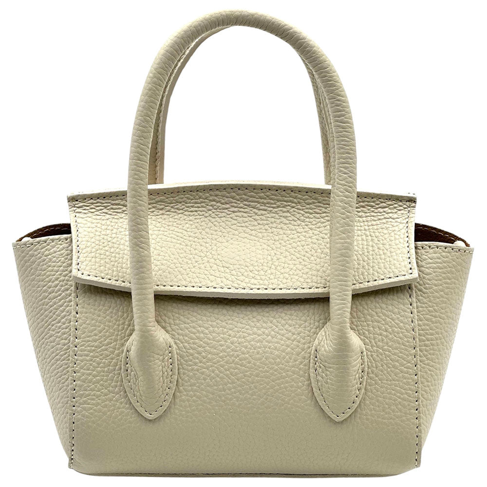 Lucilla Small Italian Cow Leather Handbag - Made In Italy