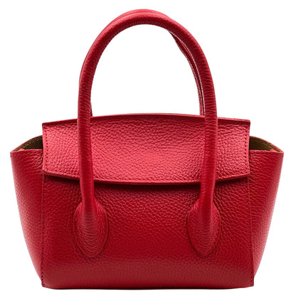 Lucilla Small Italian Cow Leather Handbag - Made In Italy