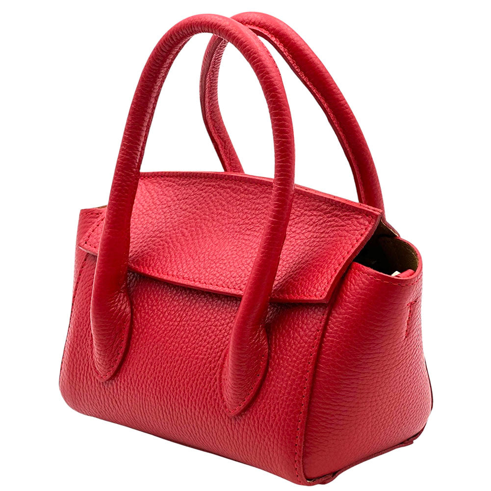 Lucilla Small Italian Cow Leather Handbag - Made In Italy