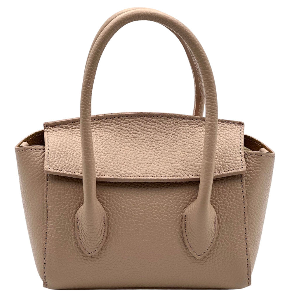 Lucilla Small Italian Cow Leather Handbag - Made In Italy