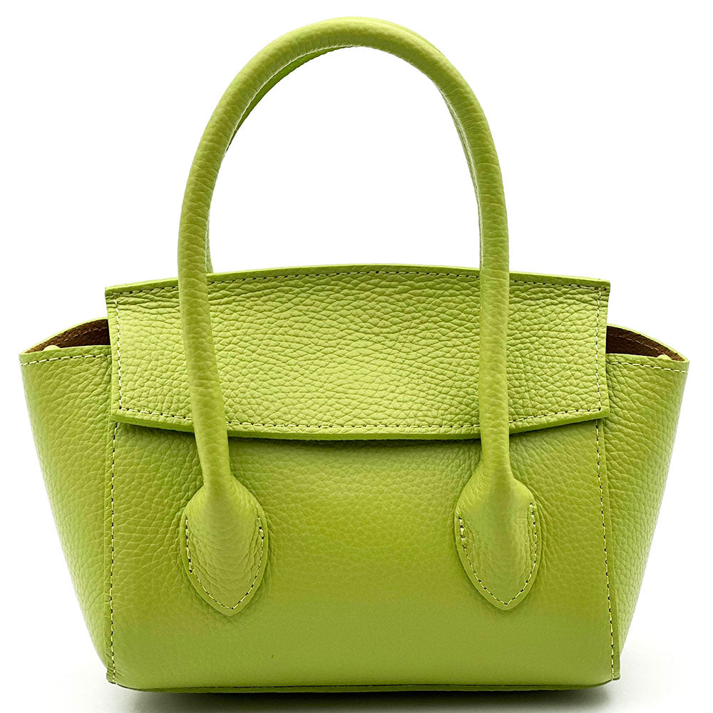 Lucilla Small Italian Cow Leather Handbag - Made In Italy