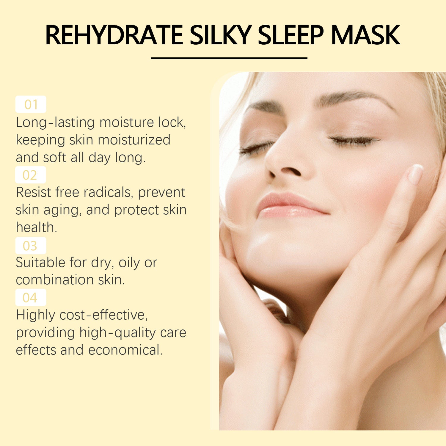 West&amp;Month Collagen Moisturizing Mask Nourishes The Facial Skin And Hydrates The Facial Skin