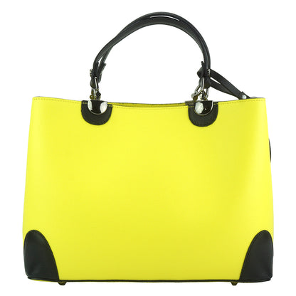 Irma leather handbag - Made In Italy