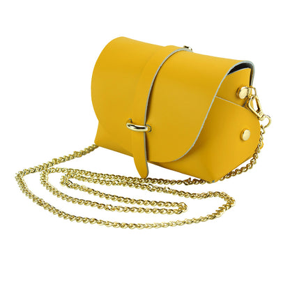 Martina Mini Leather Bag - Made In Italy
