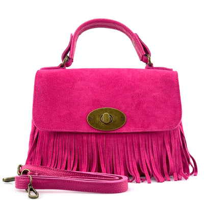 Lady leather handbag - Made In Italy
