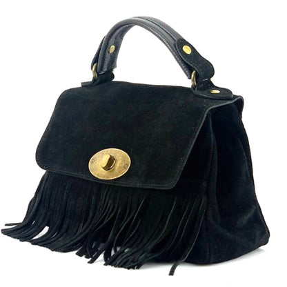 Lady leather handbag - Made In Italy