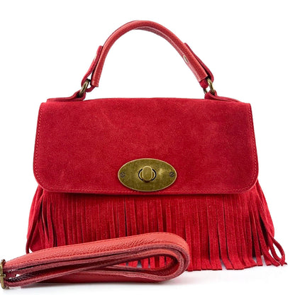 Lady leather handbag - Made In Italy