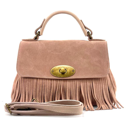 Lady leather handbag - Made In Italy