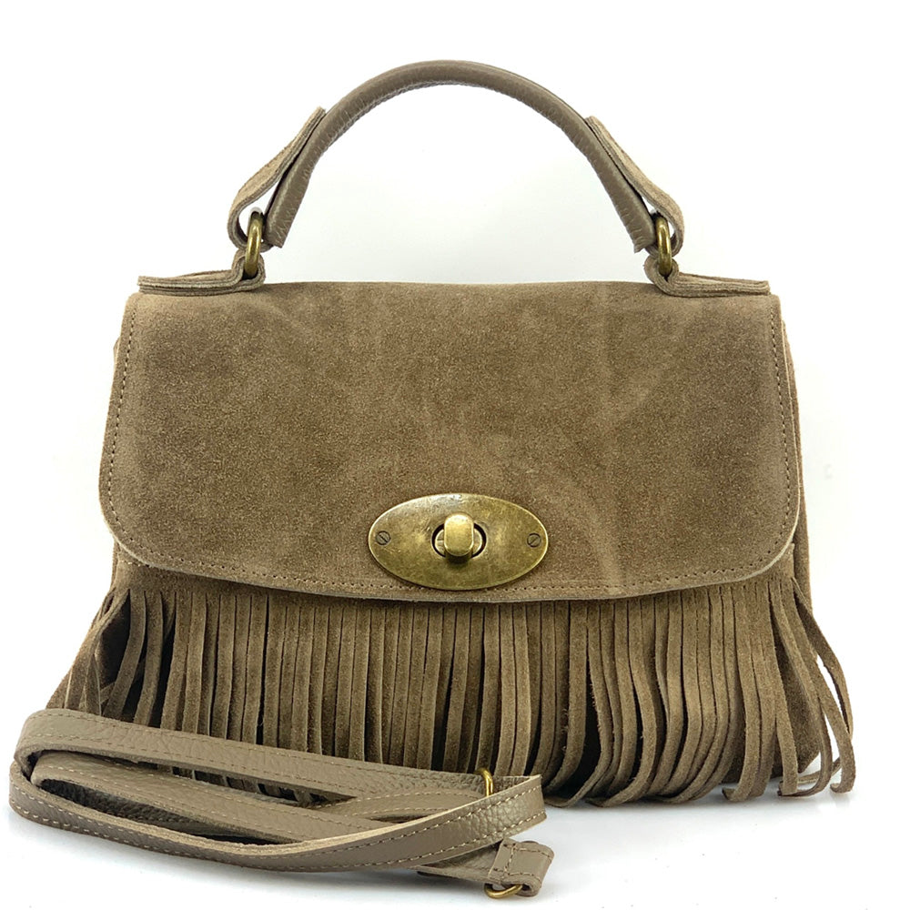 Lady leather handbag - Made In Italy