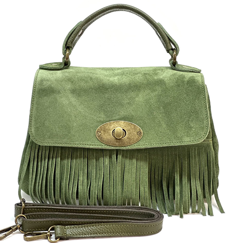 Lady leather handbag - Made In Italy