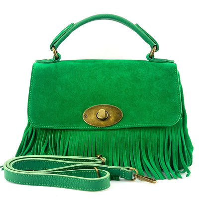 Lady leather handbag - Made In Italy