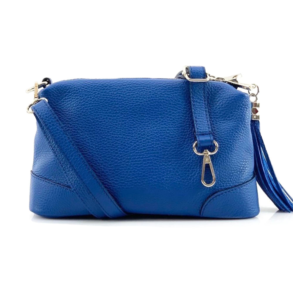 Sesbania Leather Crossbody Bag - Made In Italy