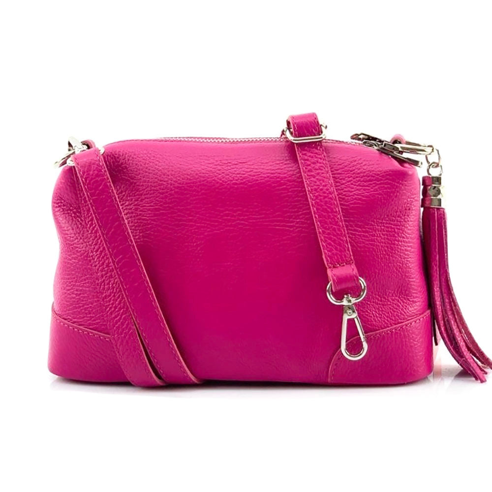 Sesbania Leather Crossbody Bag - Made In Italy