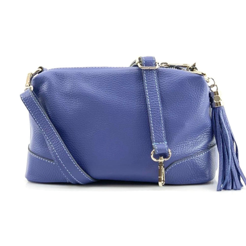Sesbania Leather Crossbody Bag - Made In Italy