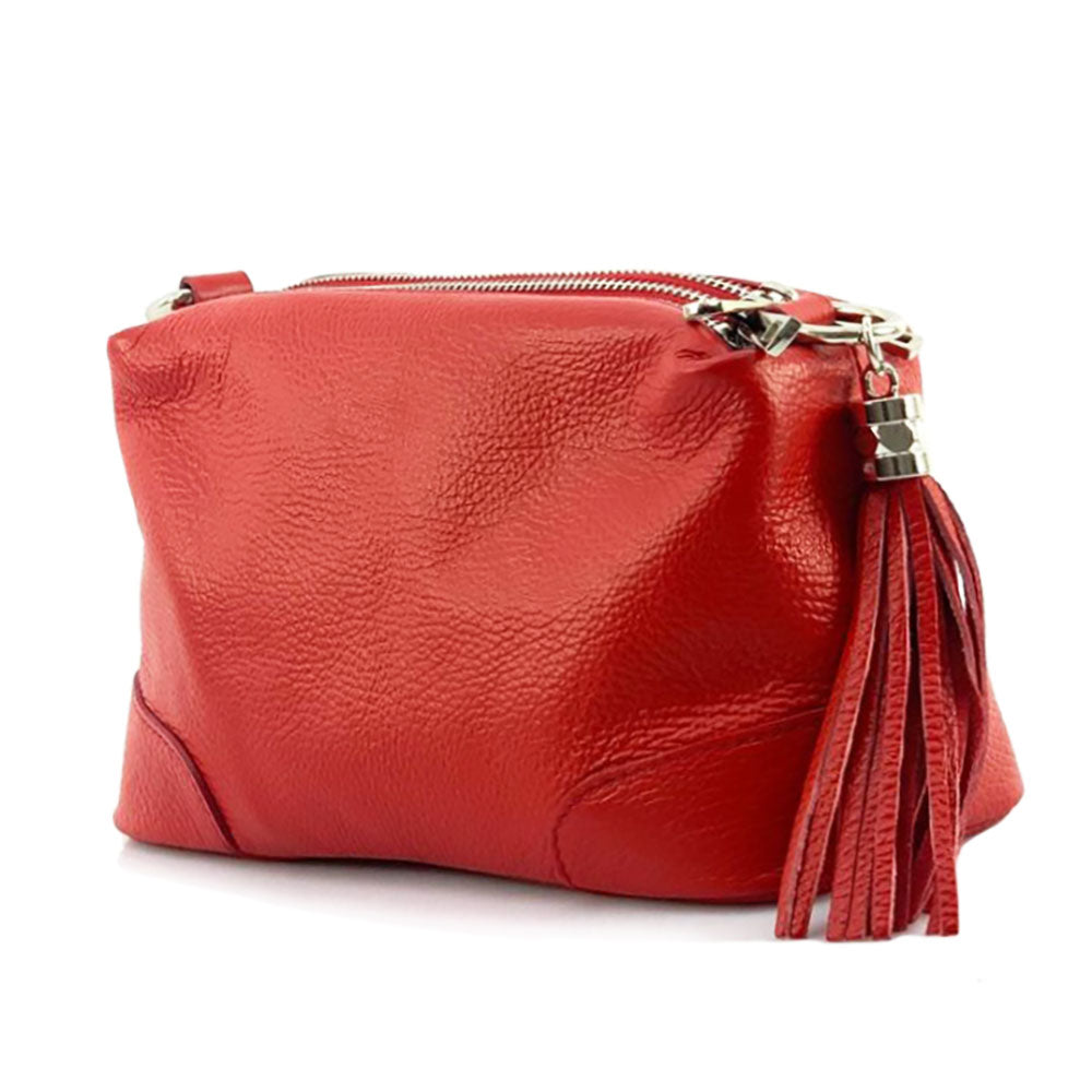 Sesbania Leather Crossbody Bag - Made In Italy