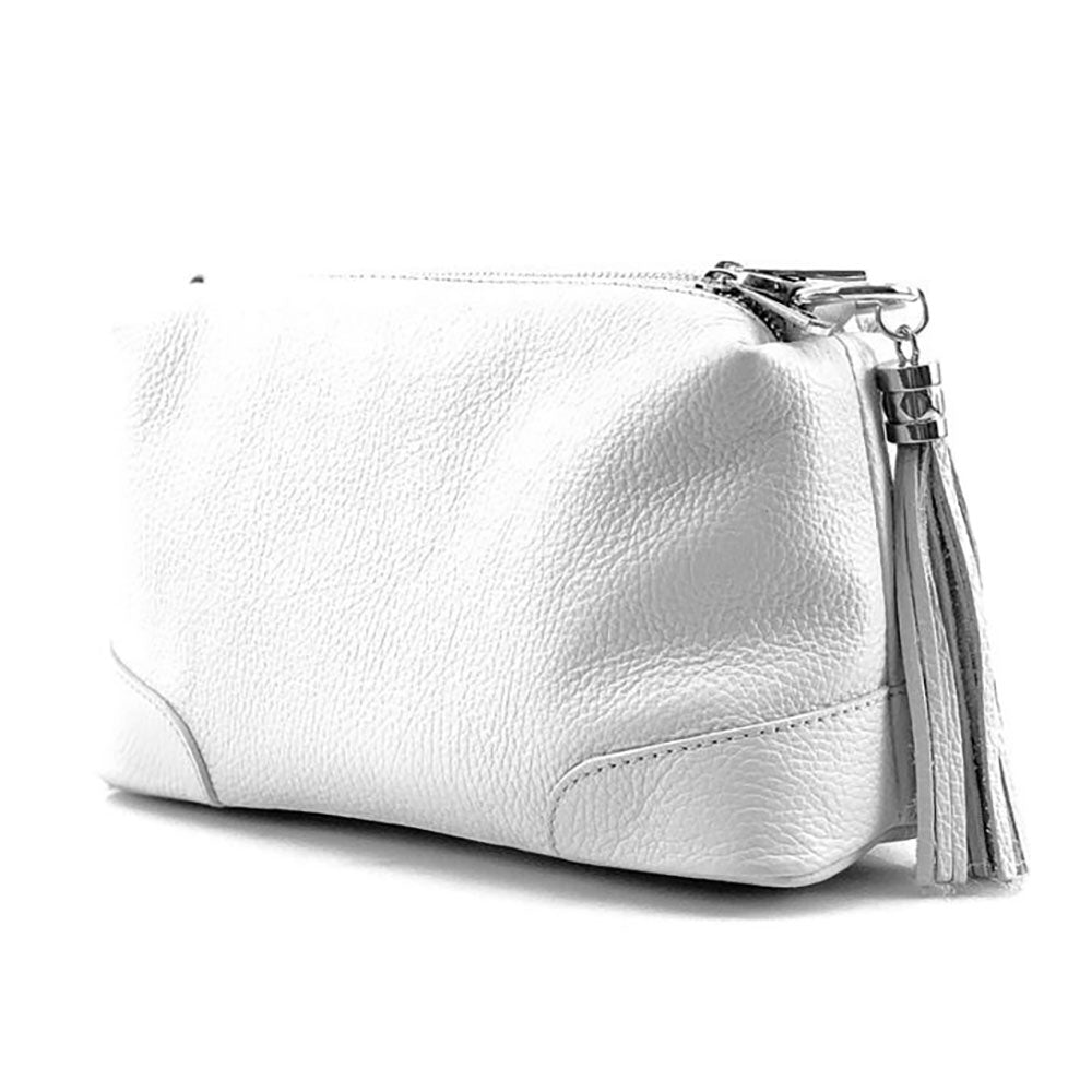 Sesbania Leather Crossbody Bag - Made In Italy