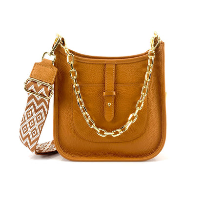 Chloe Leather Shoulder Bag - Made In Italy