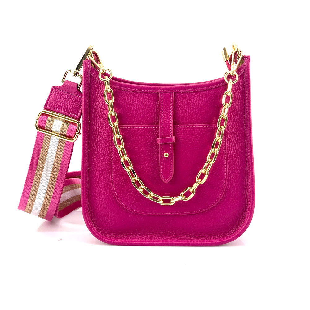 Chloe Leather Shoulder Bag - Made In Italy