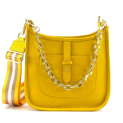 Chloe Leather Shoulder Bag - Made In Italy