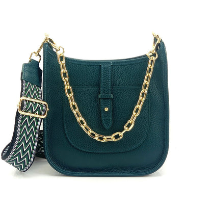 Chloe Leather Shoulder Bag - Made In Italy
