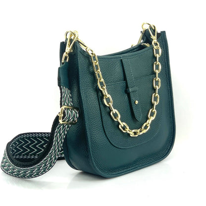 Chloe Leather Shoulder Bag - Made In Italy