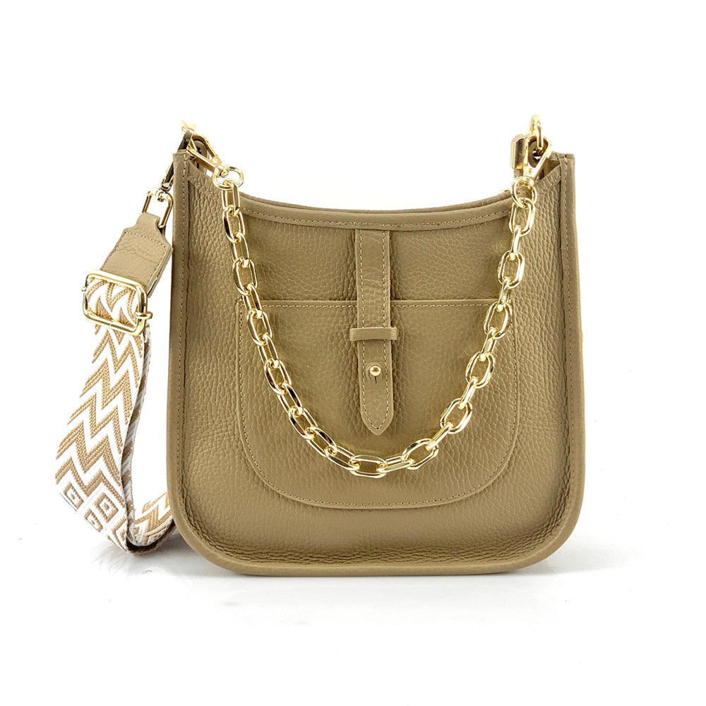 Chloe Leather Shoulder Bag - Made In Italy