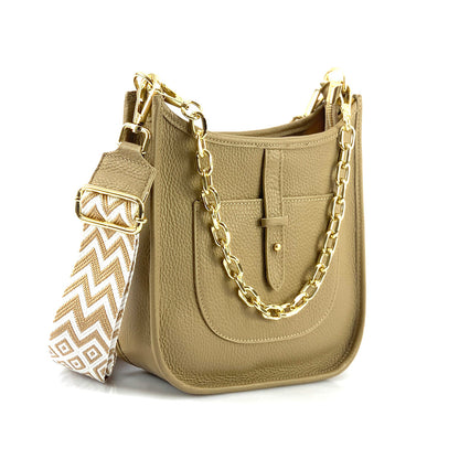Chloe Leather Shoulder Bag - Made In Italy