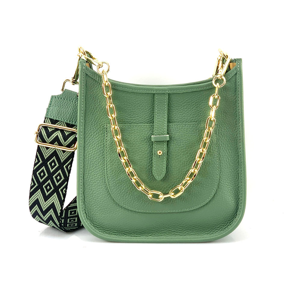 Chloe Leather Shoulder Bag - Made In Italy