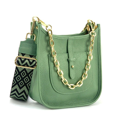 Chloe Leather Shoulder Bag - Made In Italy