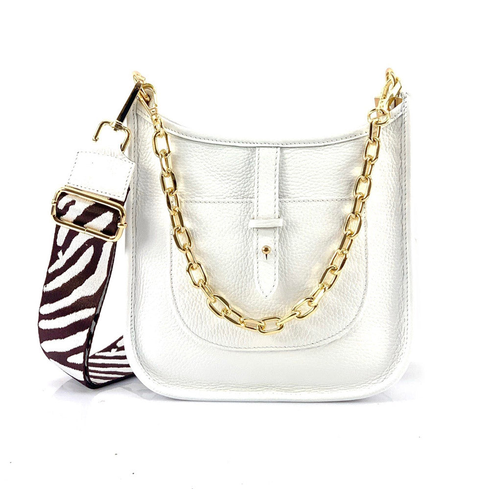 Chloe Leather Shoulder Bag - Made In Italy