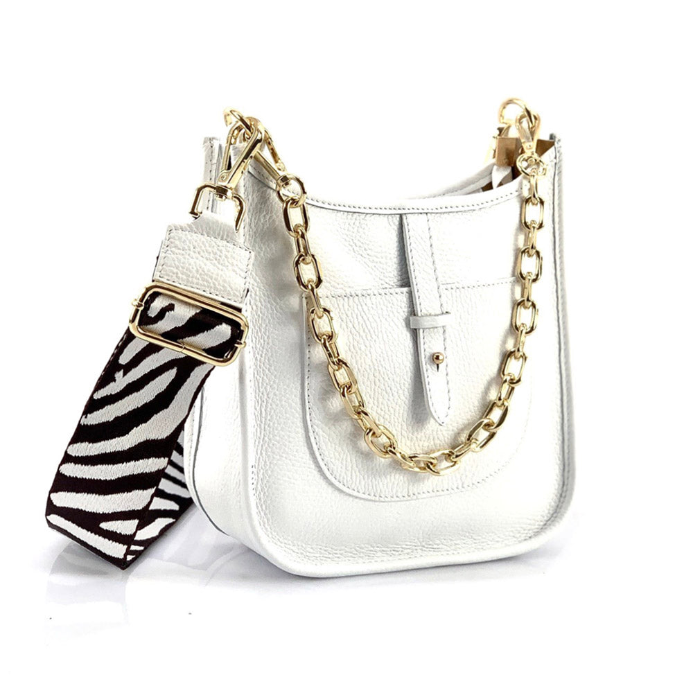 Chloe Leather Shoulder Bag - Made In Italy