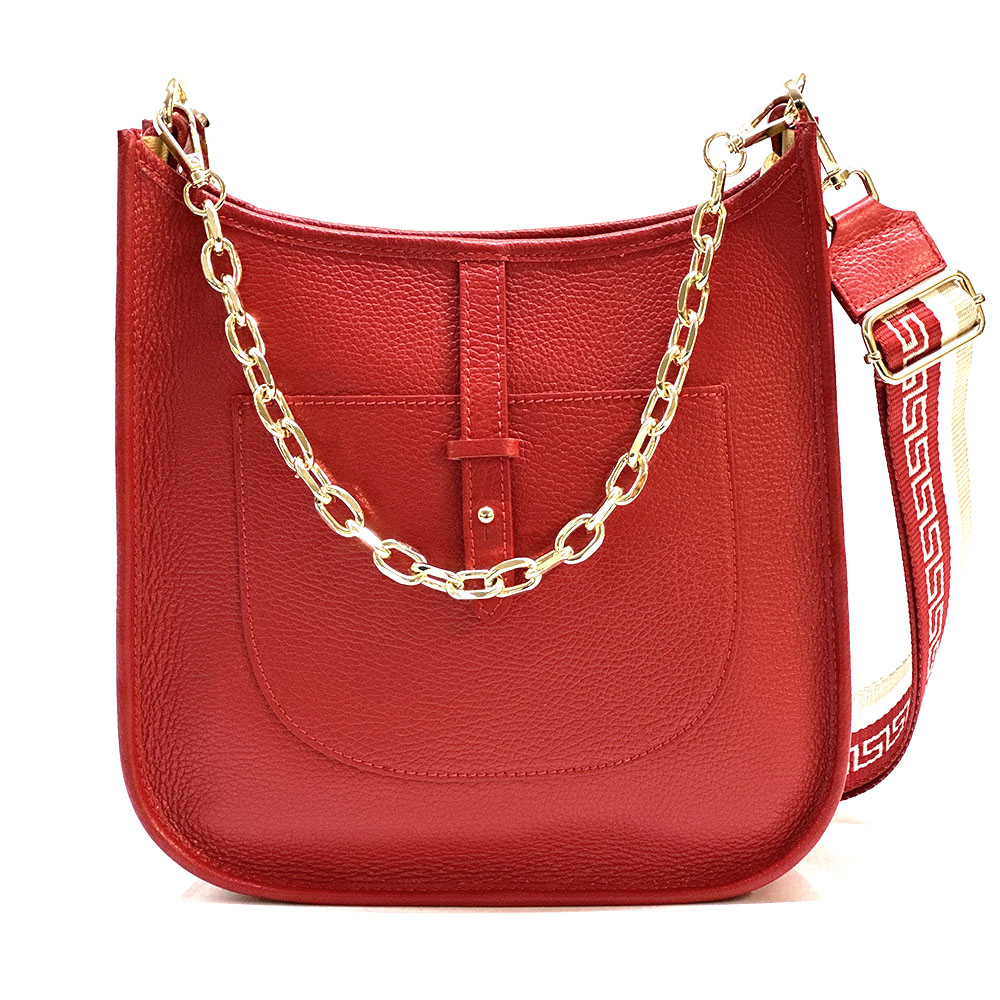Chloe GM Leather Shoulder Bag - made in Italy