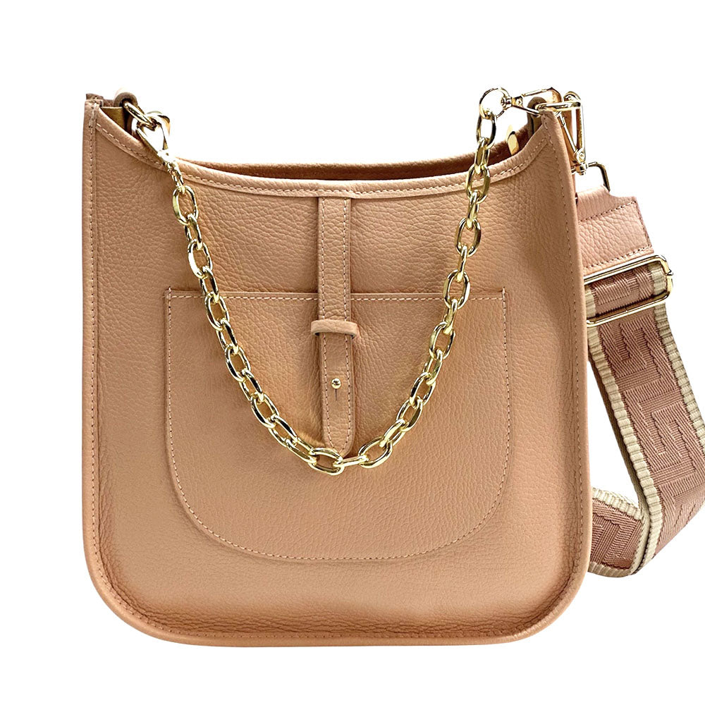 Chloe GM Leather Shoulder Bag - made in Italy