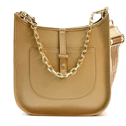Chloe GM Leather Shoulder Bag - made in Italy