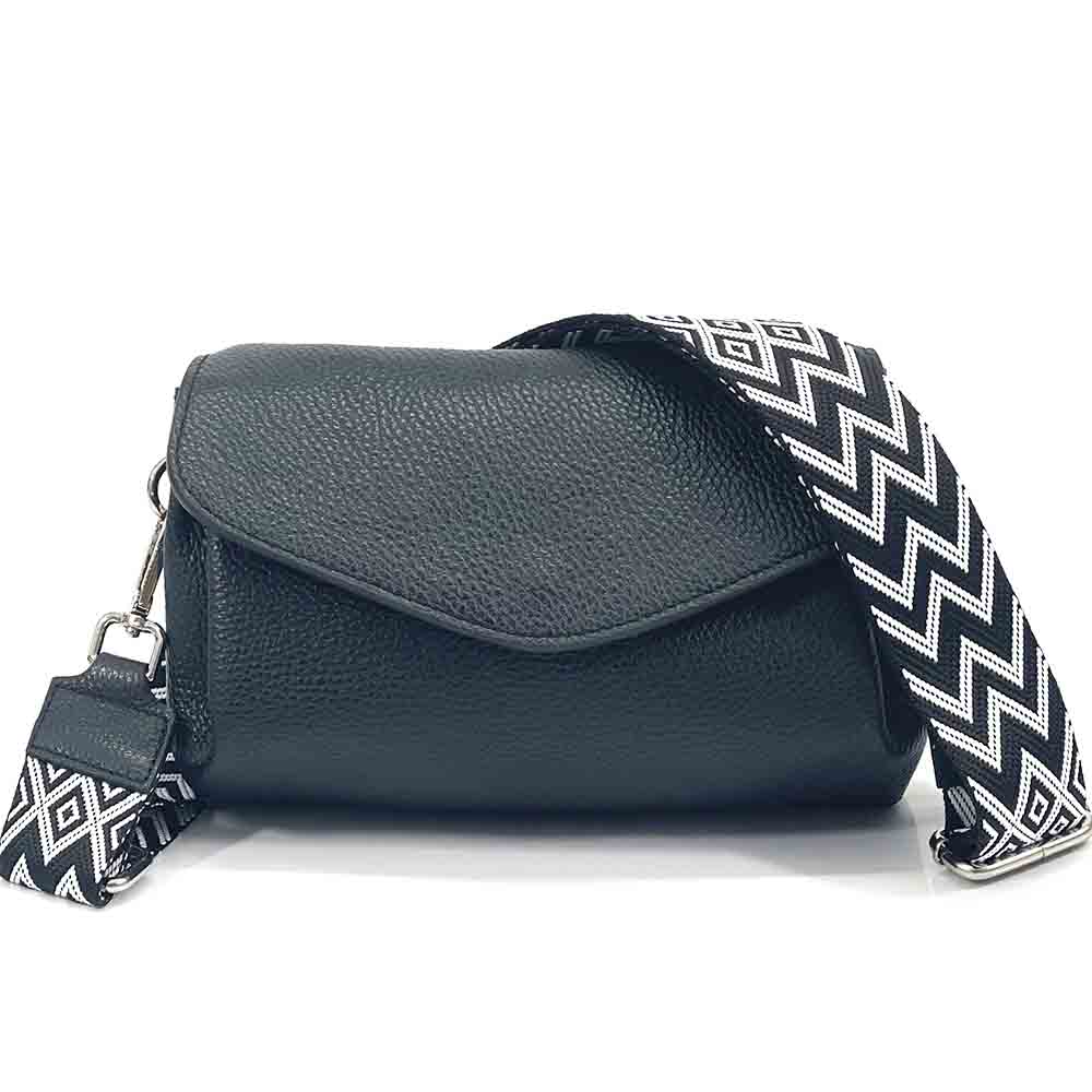 Adina Cow Leather Cross-Body Bag - Made In Italy