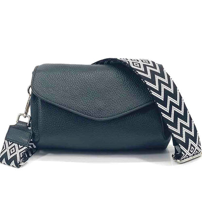 Adina Cow Leather Cross-Body Bag - Made In Italy