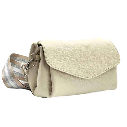 Adina Cow Leather Cross-Body Bag - Made In Italy