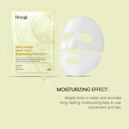 Nicotinic Acid Vitamin C Whitening Mask (Bag) Facial Moisturizing, Hydrating, Tender, Anti-Wrinkle, Repairing And Brightening Skin Care Mask