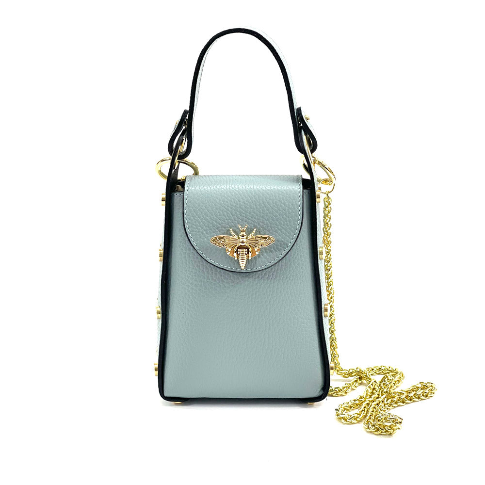 Bobbi leather Handbag - Made In Italy