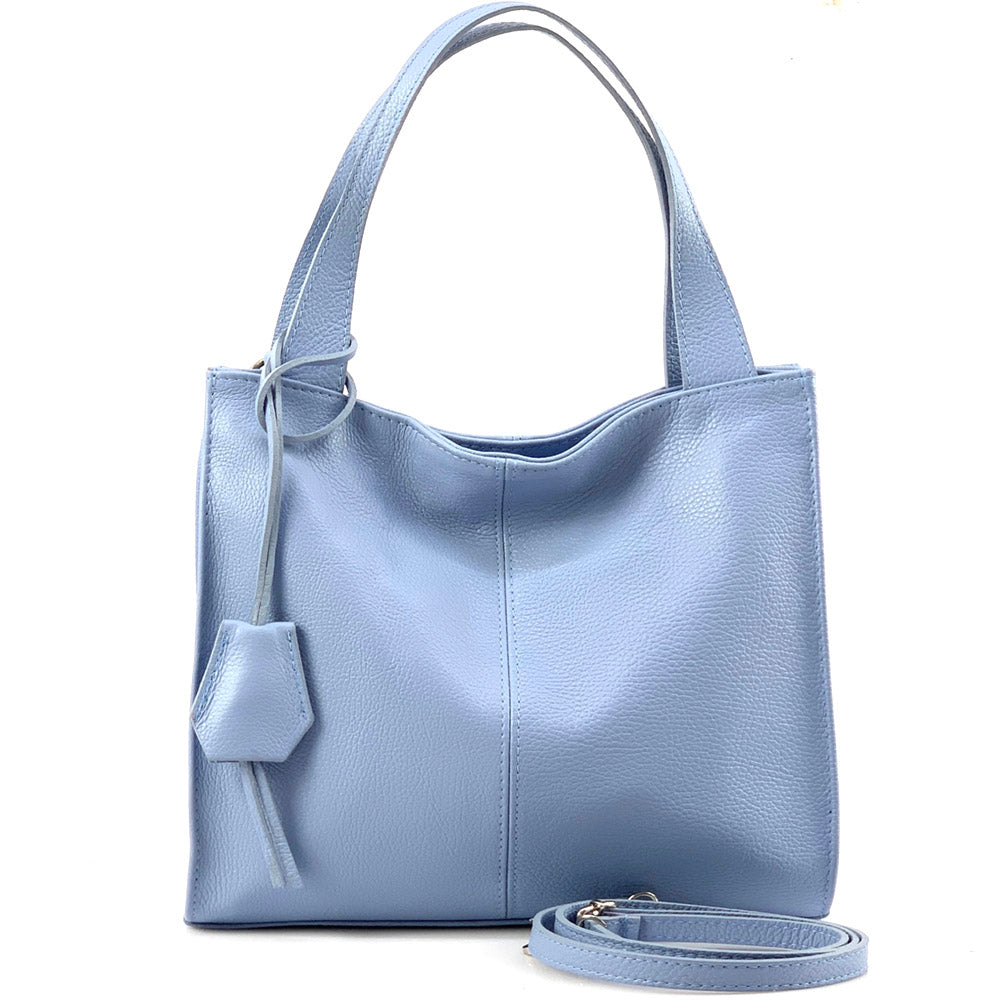 Zoe Leather Shoulder Bag - Made In Italy