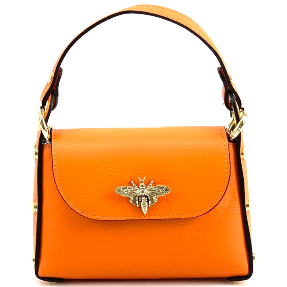 Virginia leather Handbag - Made In Italy