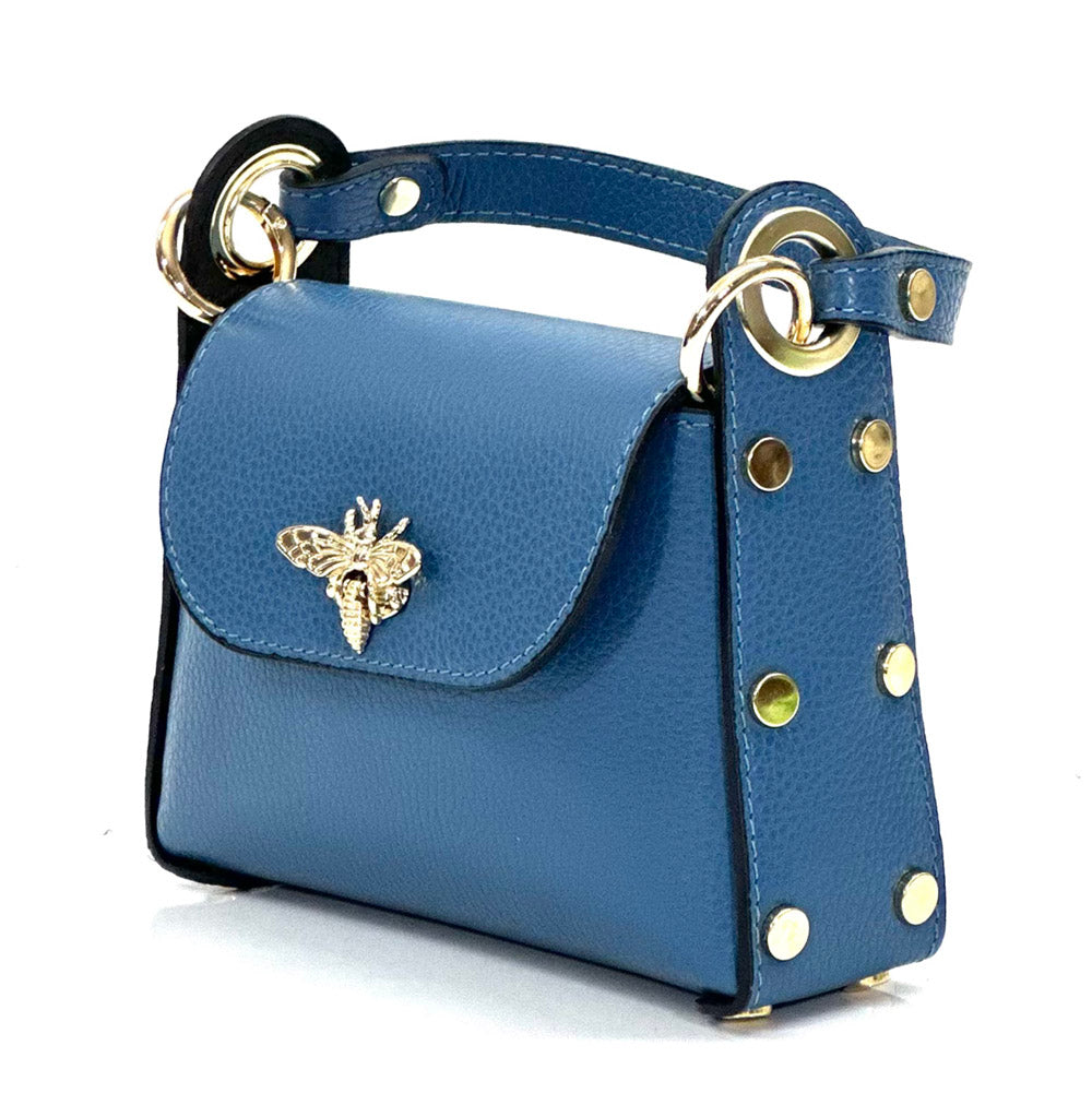 Virginia leather Handbag - Made In Italy