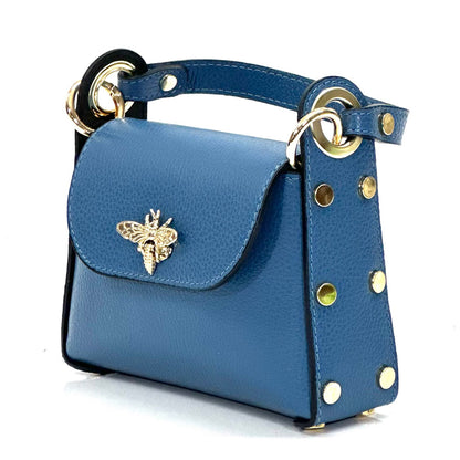 Virginia leather Handbag - Made In Italy